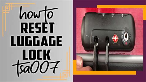 3 Ways to Reset a Luggage Lock .
